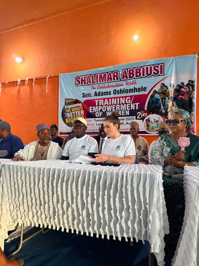 A speaker addressing the room at a training and empowerment event