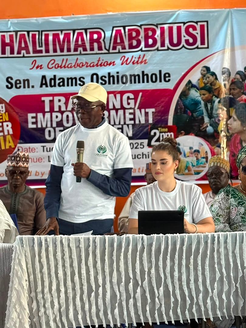 The panel table at the training and empowerment event for women
